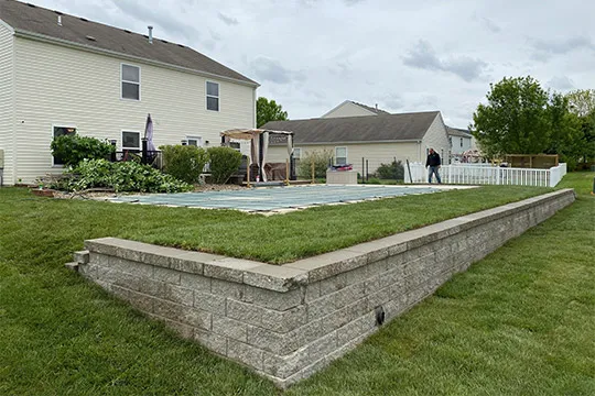 retaining walls Scott AFB il